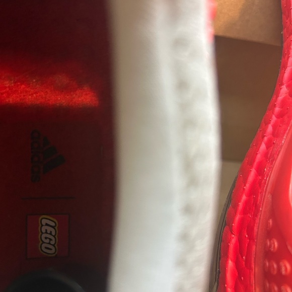 Asics Kids Sneakers in Red and White - Picture 10 of 12